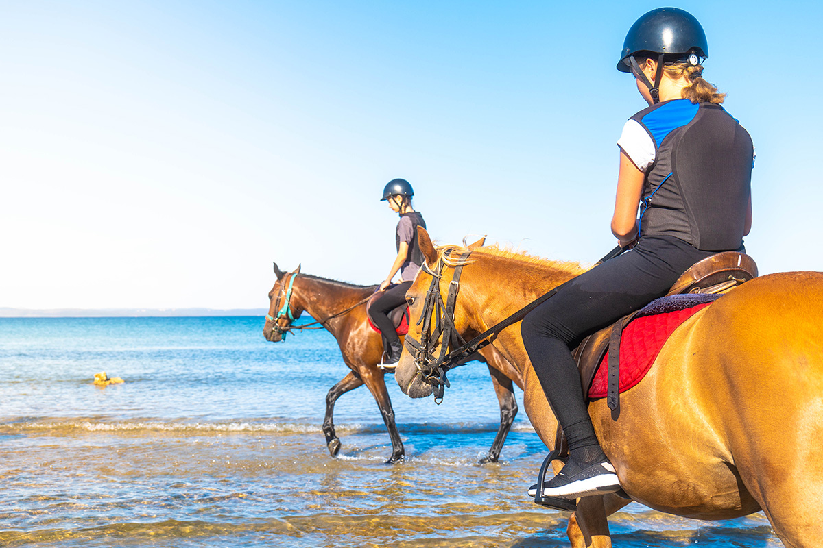 Horseback riding on your active spring holiday in Zaton Holiday Resort