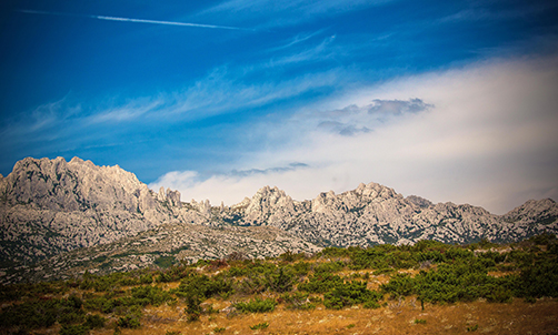 Forests in national parks Northern Velebit and Paklenica