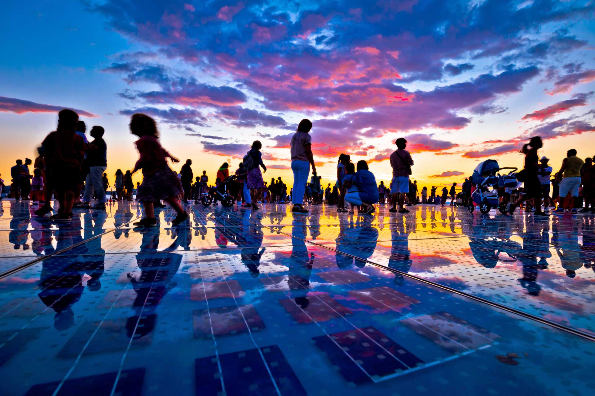 Zadar sunset Zadar sunset
