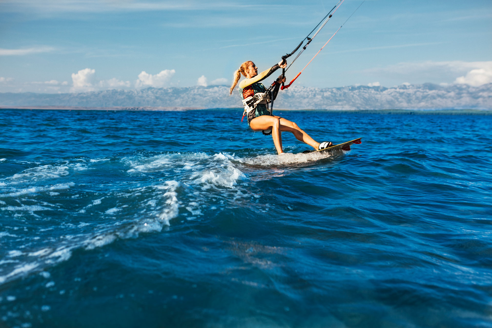 Kiteboarding in Nin, Zadar Region Kiteboarding in Nin, Zadar Region