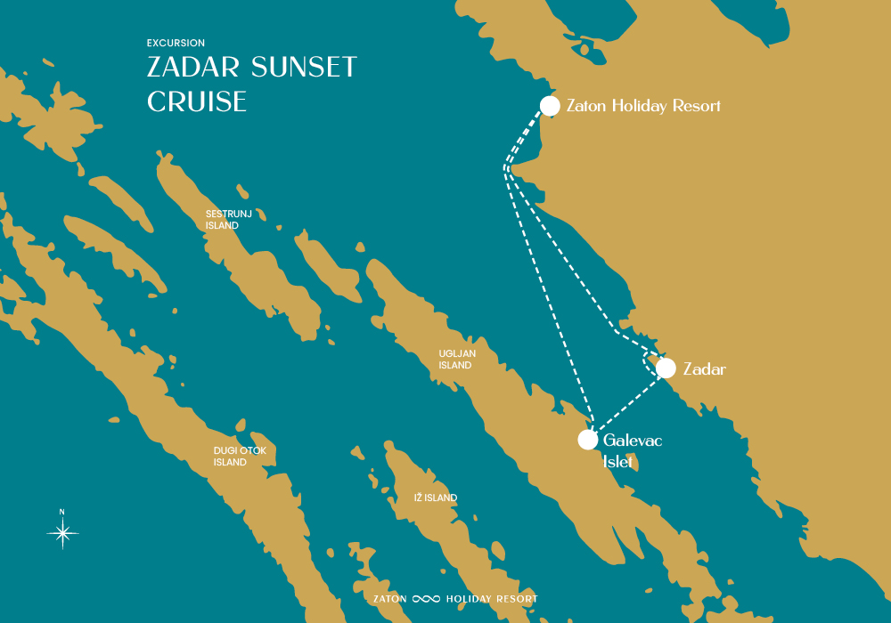zadar sunset itinerary