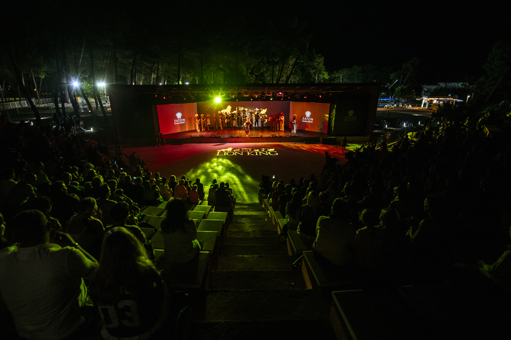 Musical at the theatre at Zaton Holiday Resort