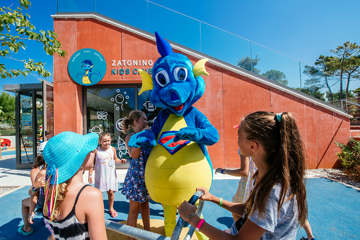 Spaß für Kinder mit Zatonino im Zaton Holiday Resort