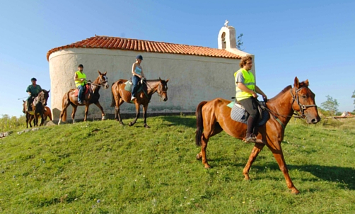 Horseback riding in Zaton