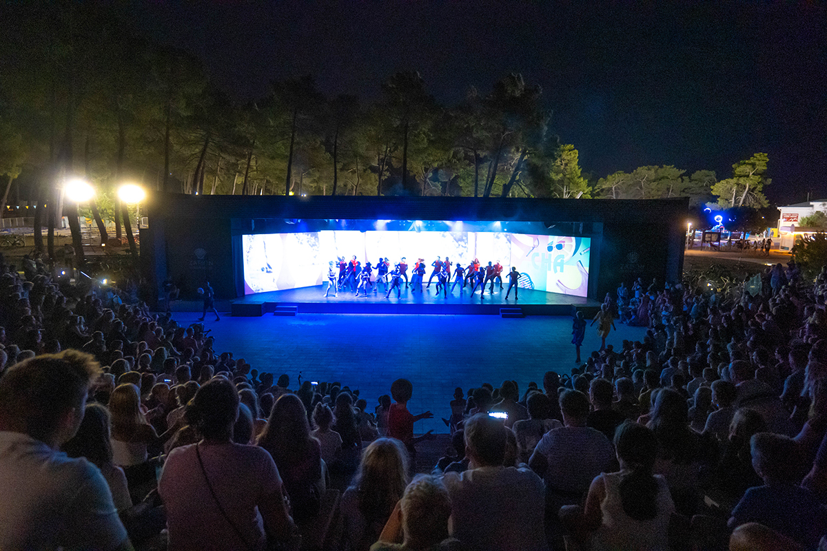 Musical at the open-air theatre, Zaton Holiday Resort