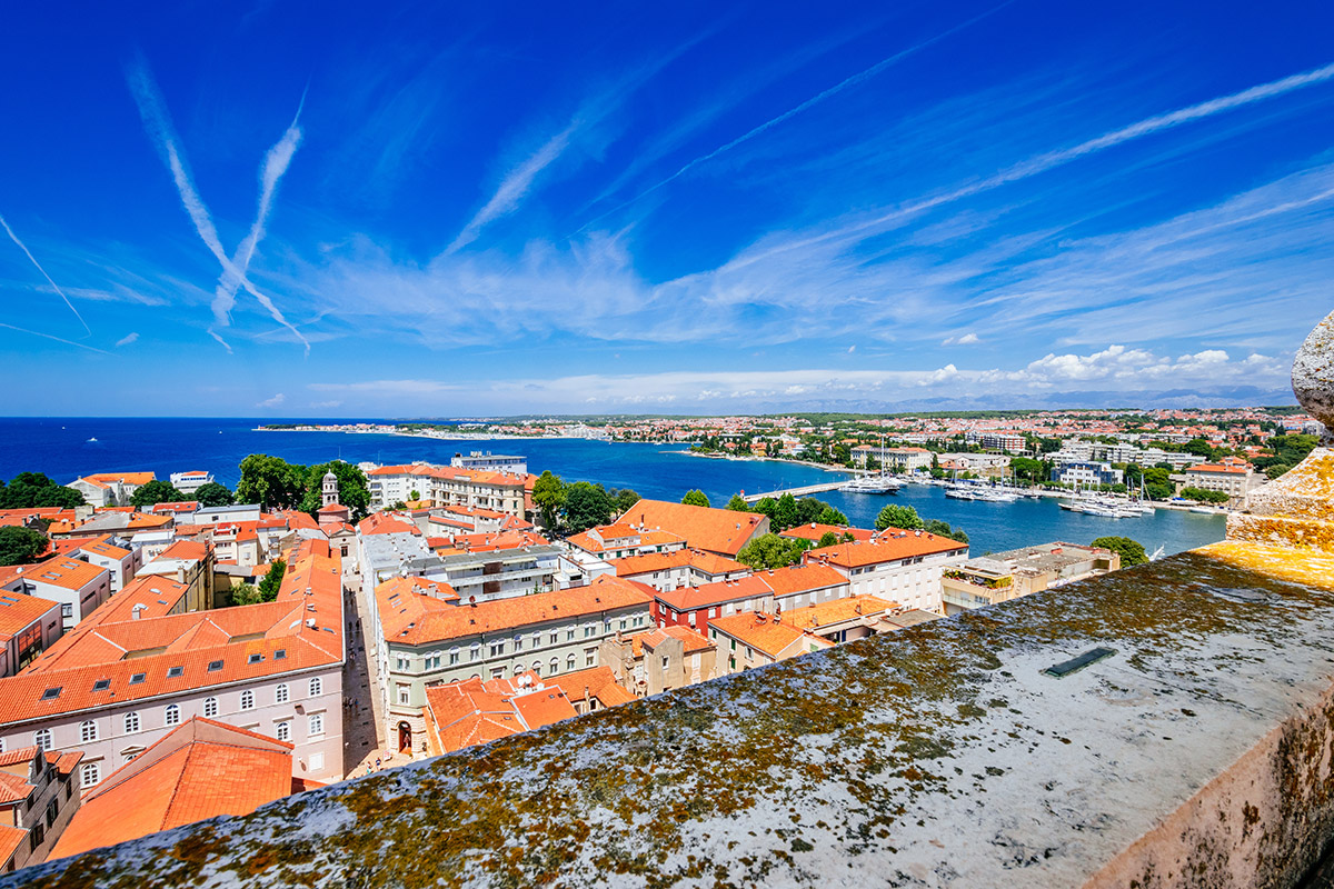 View from the Belltower of St Anastasia’s Cathedral