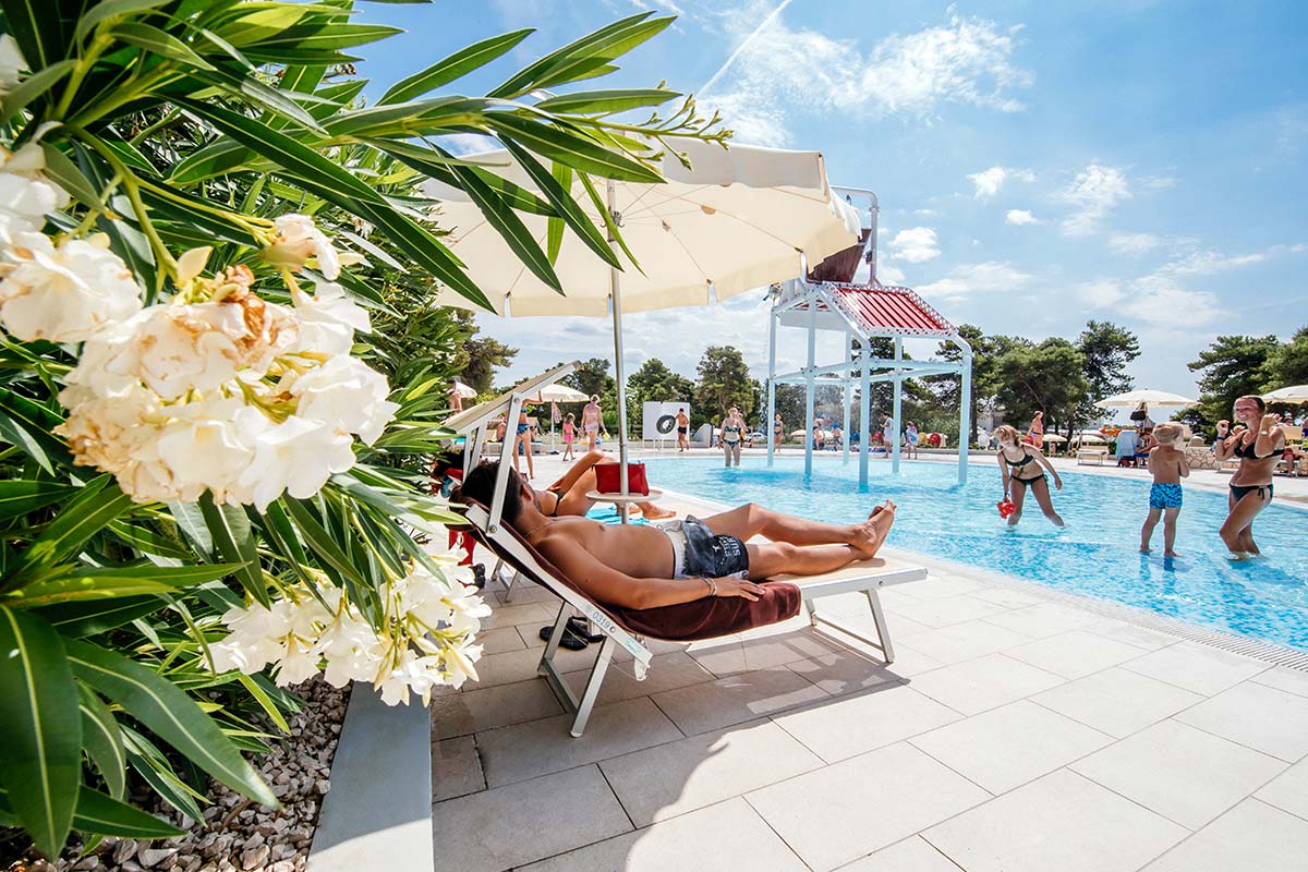 Pure relaxation at the pool, Zaton Holiday Resort