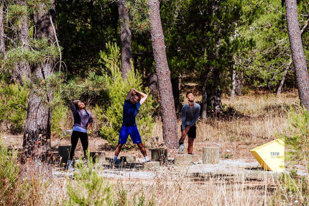 Sport machen auf dem Trimm-Dich-Pfad, Zaton Holiday Resort