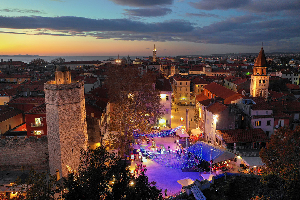 Weihnachtszeit in Zadar (Quelle: Tourismusverband der Stadt Zadar, Foto von Filip Brala)