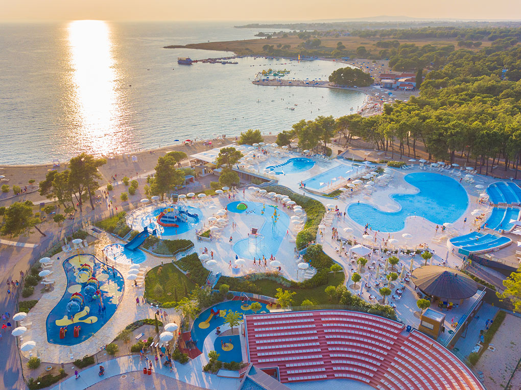 Amazing swimming pool complex at Zaton Holiday Resort