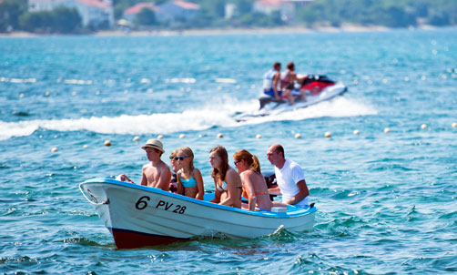 Bootfahren in Kroatien