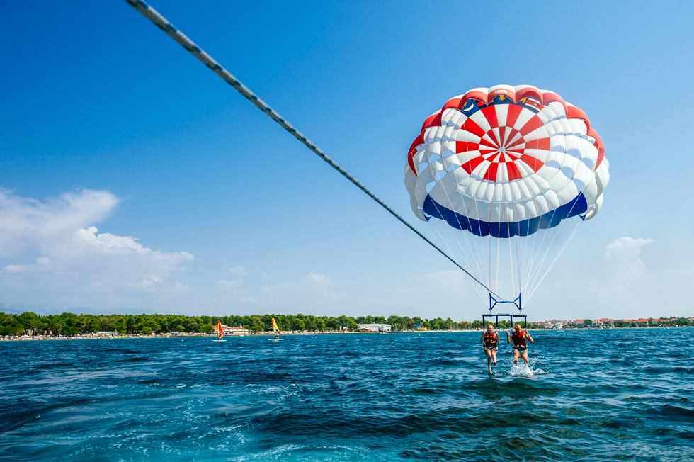 Fly over Zadar region 