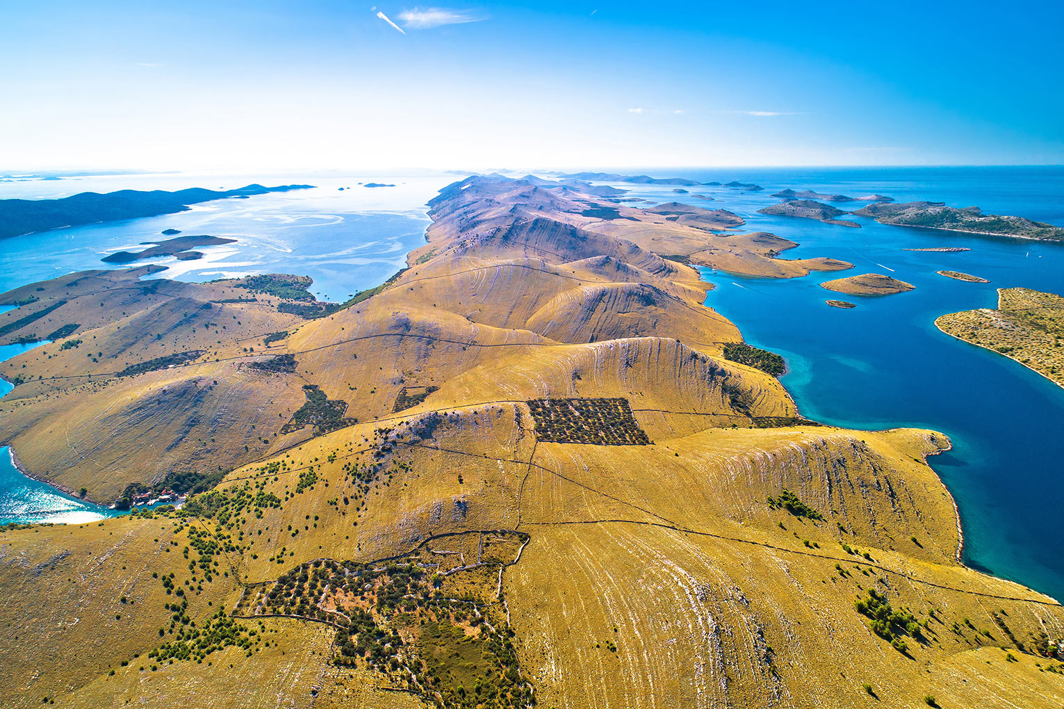 Kornati Islands National Park - aerial view