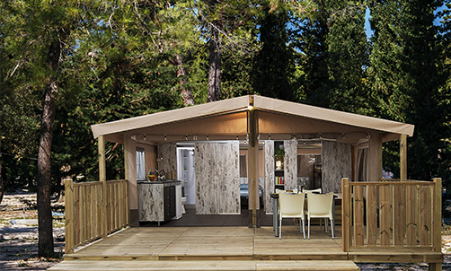 Camping with a touch of glam … in a glamping tent