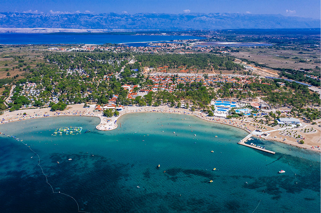 Aerial view of Zaton Holiday Resort