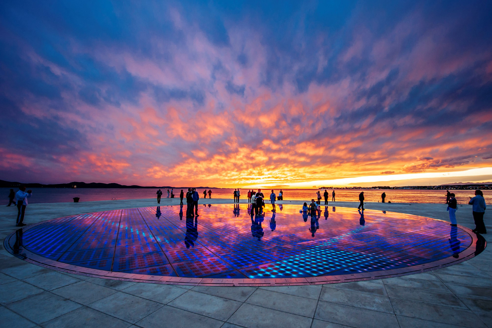 Die Meeresorgel Und Die Grusse An Die Sonne In Zadar