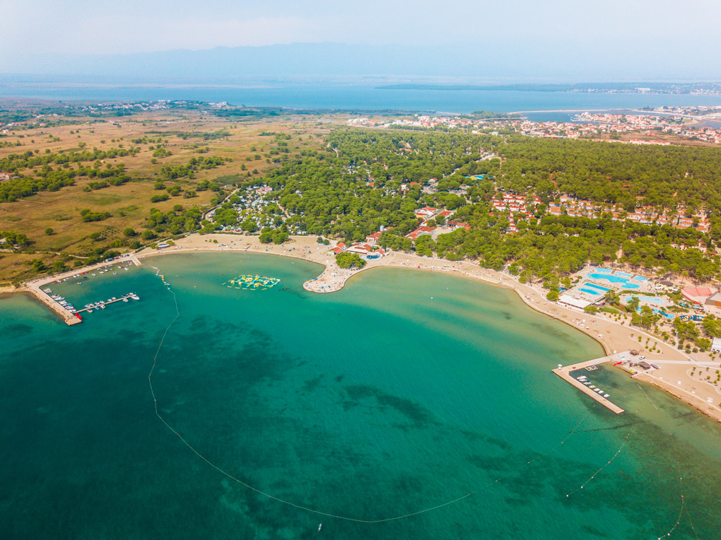 Aerial view of Zaton Holiday Resort