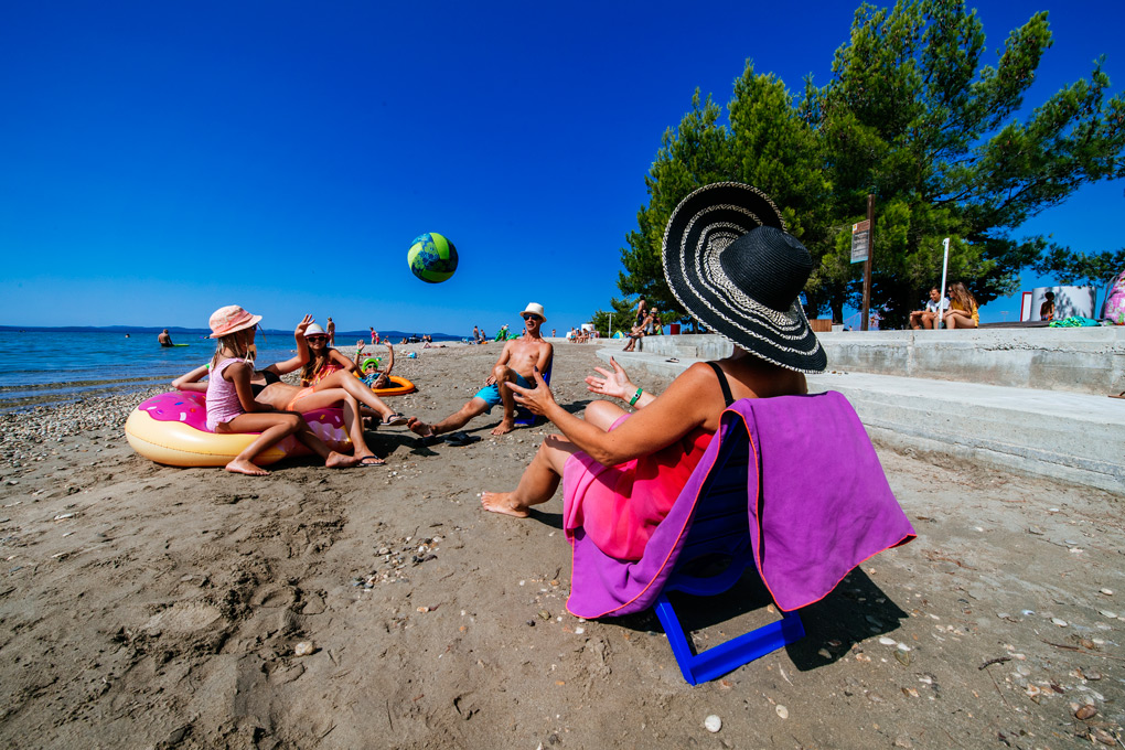 Spaß am Strand von Zaton