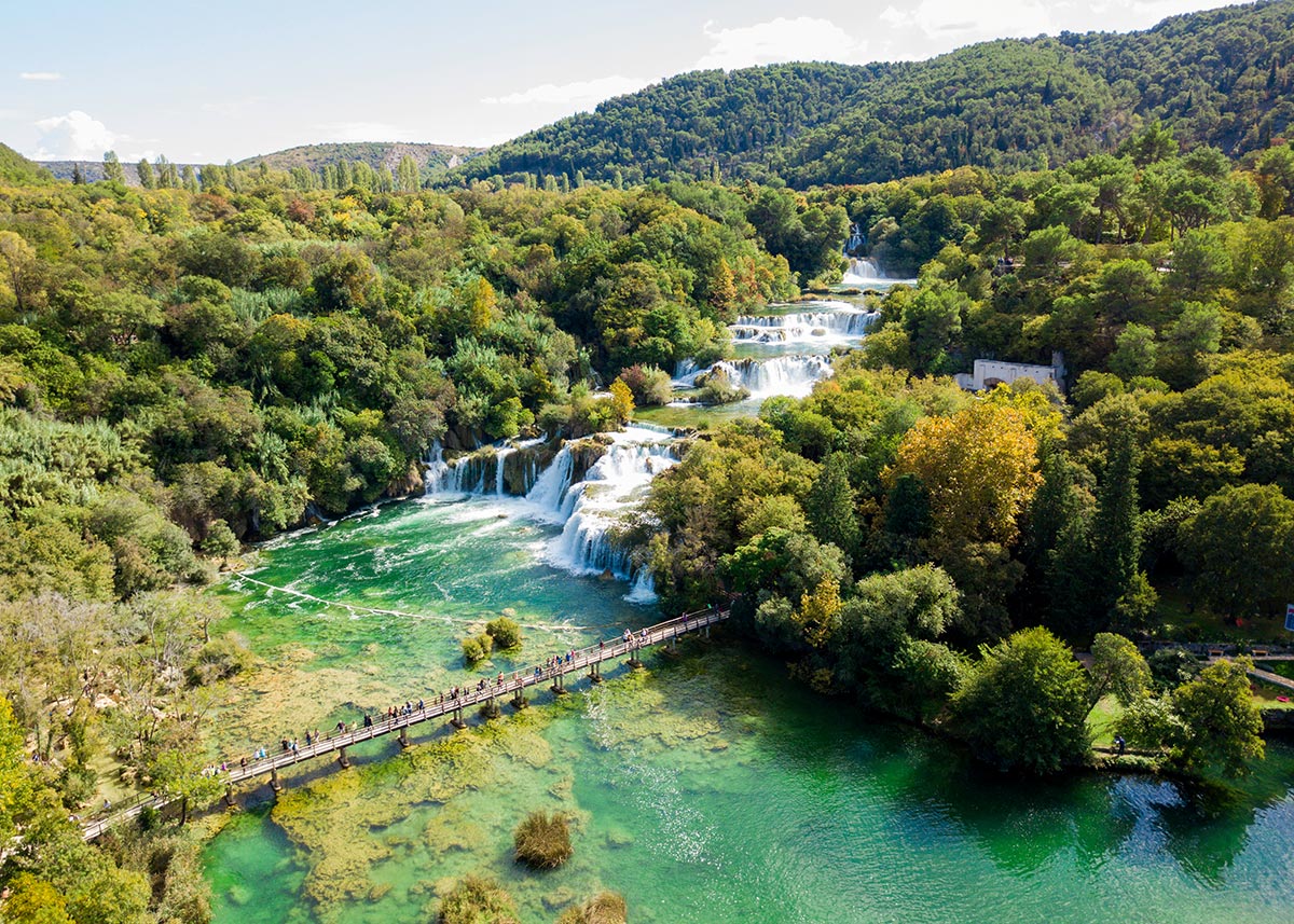 Krka National Park in autumn