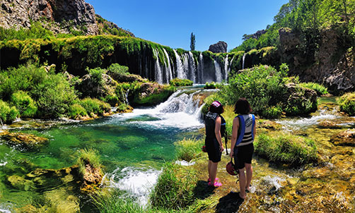 Eine Safari mit dem Kanu entlang des Zrmanja Flusses