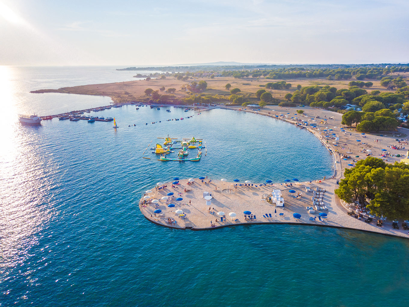 Amazing beach at Zaton Holiday Resort